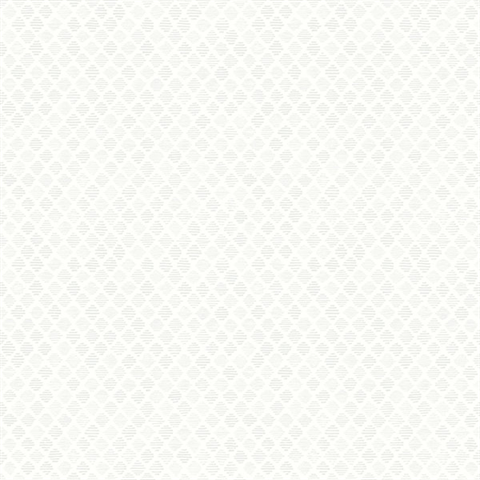 Square Off-White Geometric Wallpaper