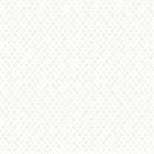 Square Off-White Geometric Wallpaper