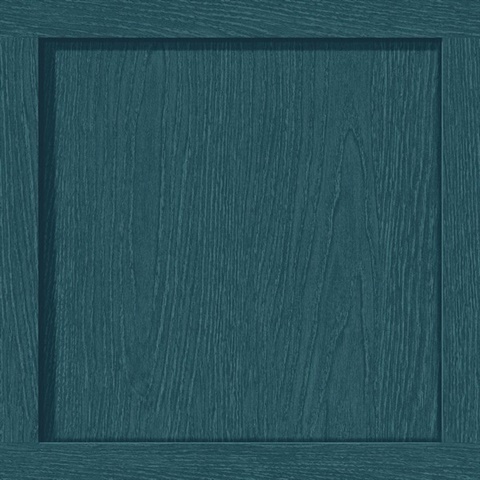 Squared Away Teal Peel and Stick Wallpaper