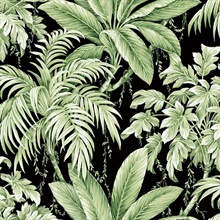 St Andrew Lush Tropical Leaves Wallpaper