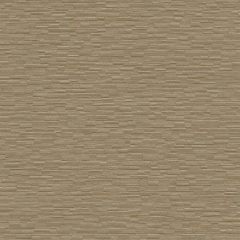 Stacked Rustic Taupe Commercial Wallpaper