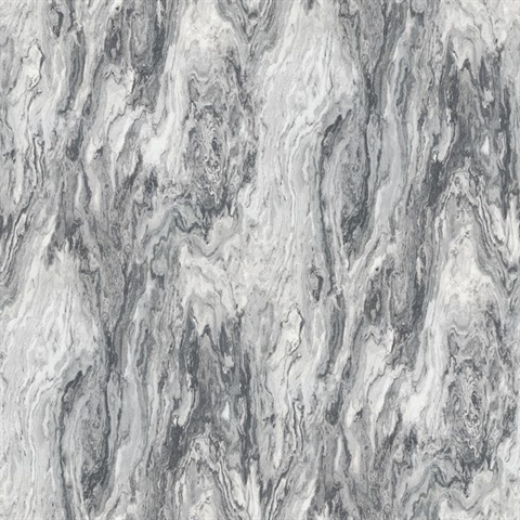 Star Charcoal Marble Wallpaper