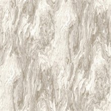 Star Taupe Marble Wallpaper