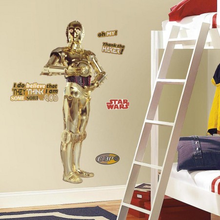 Star Wars C-3PO Giant Wall Decal