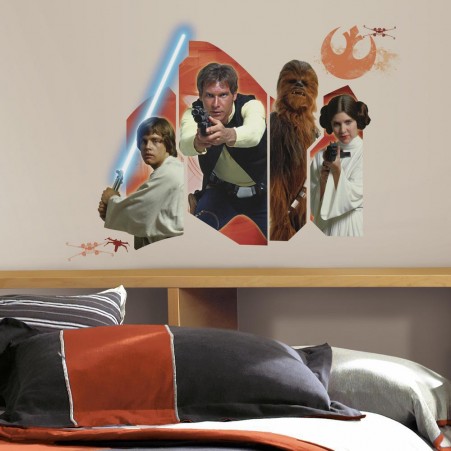 Star Wars Classic Burst Peel and Stick Giant Wall Decals