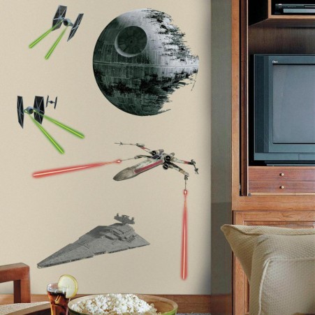 Star Wars Classic Ships Giant Wall Decals