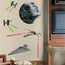 Star Wars Classic Ships Giant Wall Decals