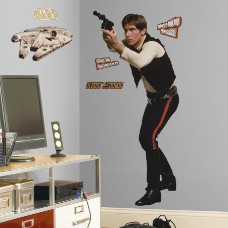 Star Wars Han Solo Giant Wall Decal