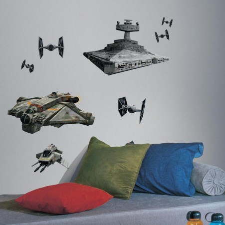 Star Wars Rebels & Imperial Ships Giant Wall Decals