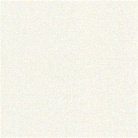 Stargazer Off-White Textured Glitter Squares Wallpaper