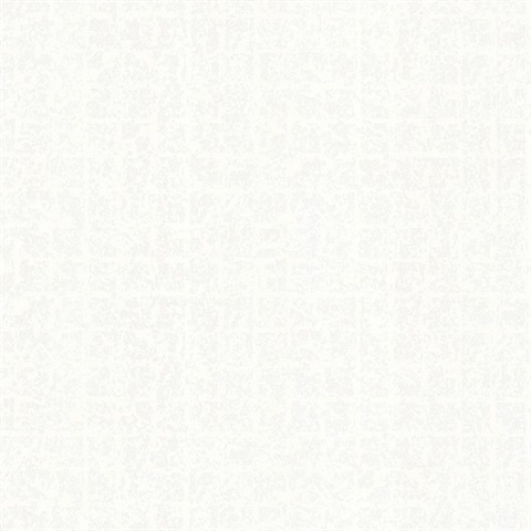 Stargazer White Textured Glitter Squares Wallpaper