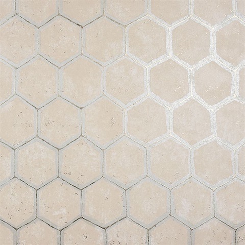 Starling Gold Honeycomb Wallpaper