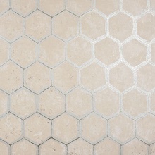 Starling Gold Honeycomb Wallpaper