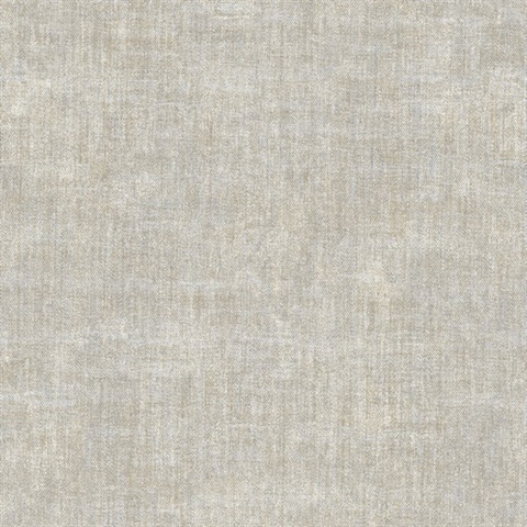 Stephen Light Grey Linen Wallpaper