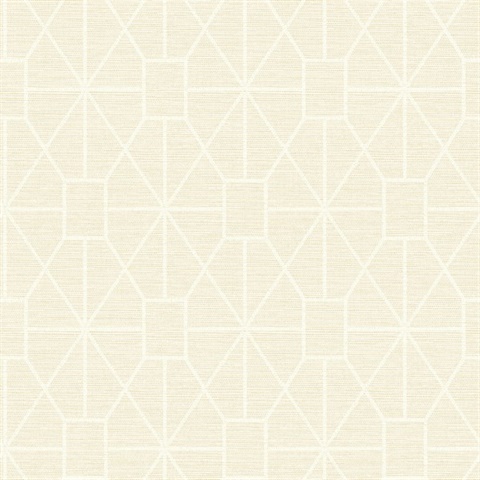 Stevenson Cream Trellis Wallpaper