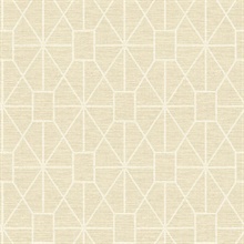 Stevenson Natural Trellis Wallpaper