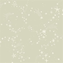 Stjarnhimmel Light Green Wallpaper