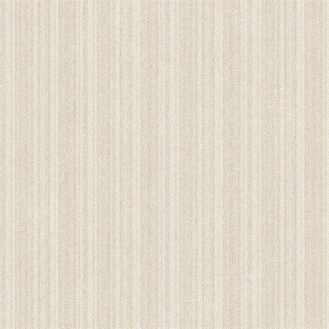 Stokes Beige Chevron Stripe Wallpaper
