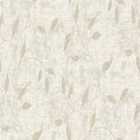 Stonewall Ivory Vine Wallpaper