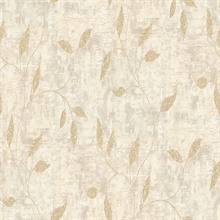 Stonewall Neutral Vine Wallpaper