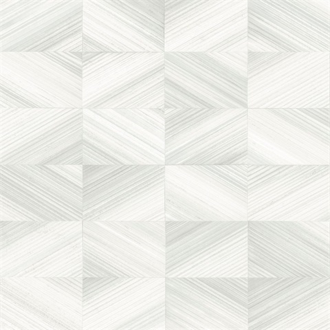 Stratum Light Grey Geometric Faux Wood Wallpaper