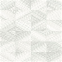 Stratum Light Grey Geometric Faux Wood Wallpaper