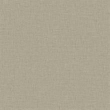 Stretford Faux Fine Linen Buttercream Wallpaper