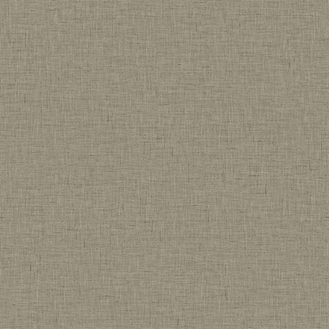 Stretford Faux Fine Linen Roasted Almond Wallpaper