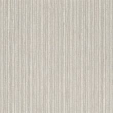 Striped Cotton Gardenia Wallpaper