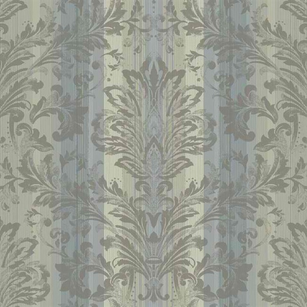 YW1476 Striped Damask Wallpaper Boulevard