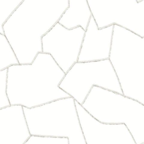 Suite Style Fog Mediterranean Geometric Wallpaper