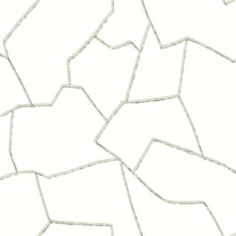 Suite Style Palm Mediterranean Geometric Wallpaper