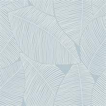 Summer Magnolia Botanical Blue Skies Peel and Stick Wallpaper