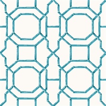 Summer Teal Trellis