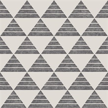 Summit Charcoal Triangle Wallpaper