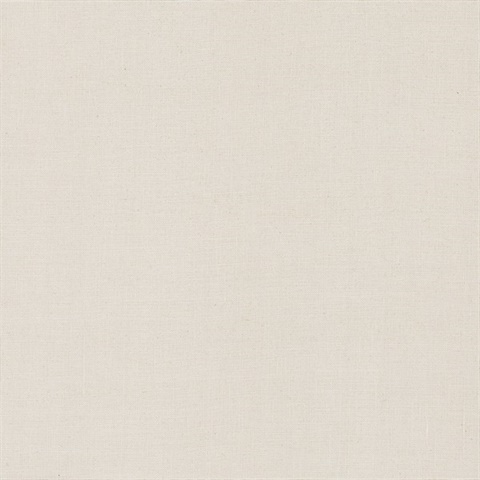 Sundrenched Linen Soft White Wallpaper