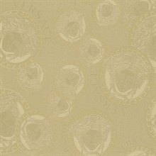 Sunlit Gilded Age Versace Italian Wallpaper