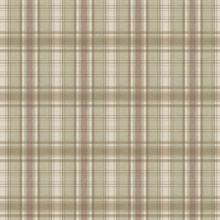 Sunny Red Tartan Wallpaper