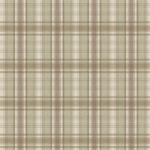 Sunny Red Tartan Wallpaper