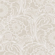 Sunnyside Up Beige Wallpaper