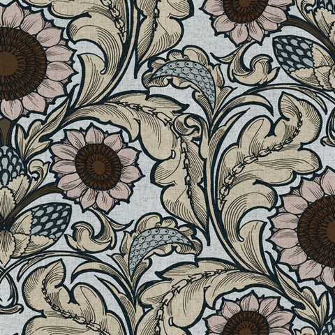 Sunnyside Up Pink Wallpaper