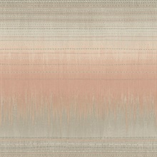 Sunset Orange Southwest Najavo Stripe Wallpaper