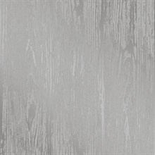 Superior Grey Glass Bead Textured Vertical Wood Wallpaper