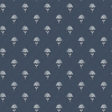 Surdiva Dark Blue Floral Fan Wallpaper