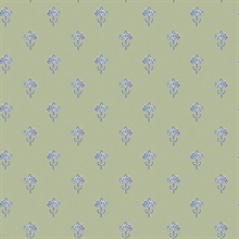Surdiva Green Floral Fan Wallpaper