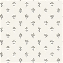 Surdiva Ivory Floral Fan Wallpaper