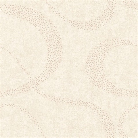 Swirl Cream Scroll Geometric