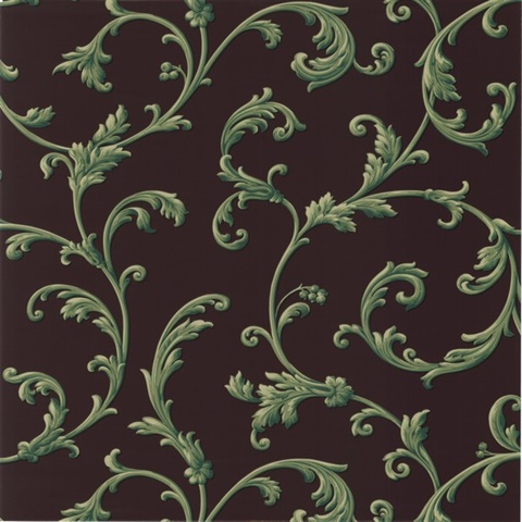 Sylvia Black Ornate Scroll