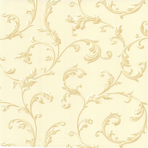 Sylvia Cream Ornate Scroll