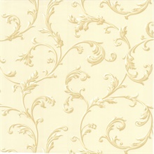 Sylvia Cream Ornate Scroll